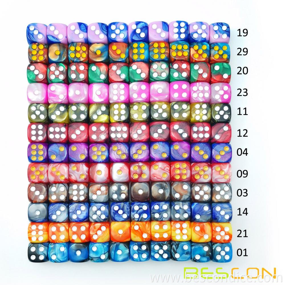 Two Tone 12mm Dice Counters D6 1 Two Tone 12mm Dice Counters D6 1